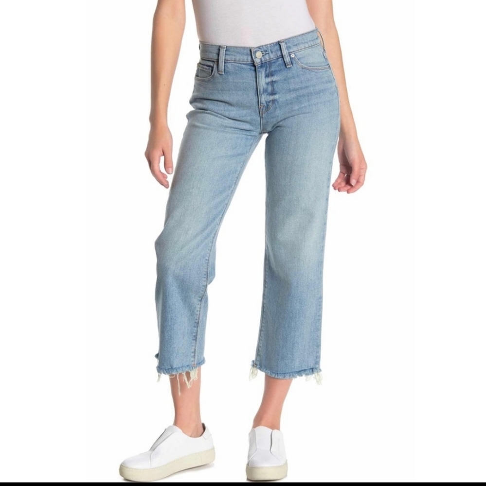 HP⚡NWT Hudson Jeans | Stella Midrise Crop Straight - Picture 1 of 15